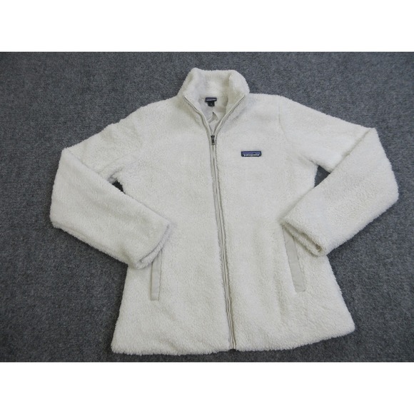 Patagonia Jackets & Blazers - Patagonia Los Gatos Fleece Jacket Womens Small White Sherpa Full Zip STY25211